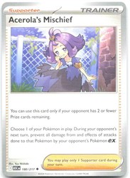 Acerola's Mischief 180/217 Ascended Heroes Uncommon