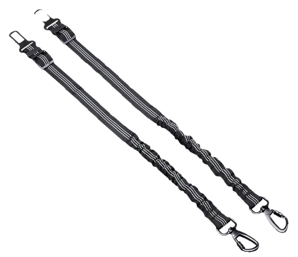 Pawz & Claws Cinturón de Seguridad Mascota Coche Bungee ELÁSTICO Arnés Ajustable de Seguridad Paquete de 2 Foto 4 de 4