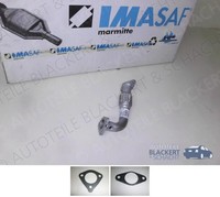 Imasaf Auspuff Hosenrohr/Flexrohr + Dichtungen für KIA Carens I + II 1.8