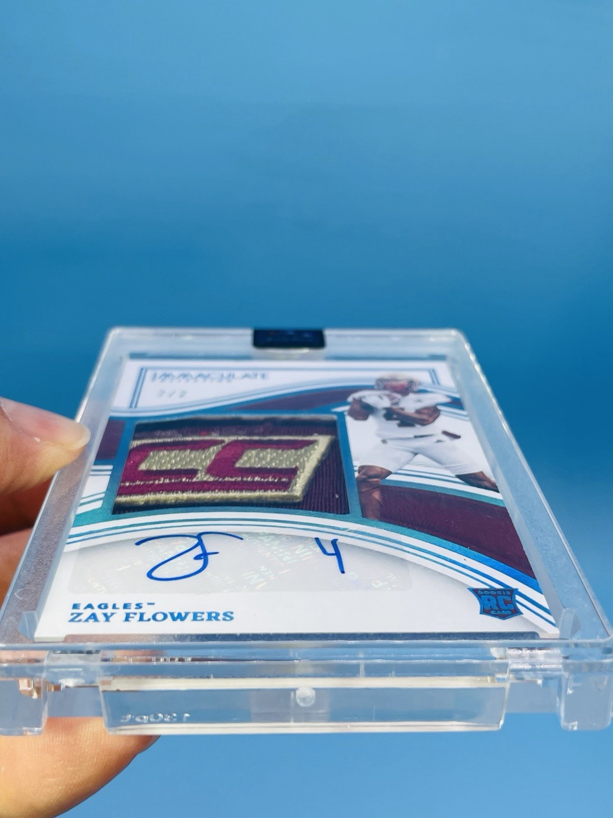 2023 Immaculate ~ ZAY FLOWERS ~ RC ACC PATCH AUTO #'d 2/2 💥  RAVENS 🔥 view 12
