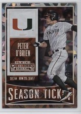 2015 Panini Contenders Season Ticket Cracked Ice 3/23 Peter O'Brien #76 5yd