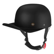 Unisex Retro Half Helmet Baseball Cap Style Motorcycle Helmet DOT Certified