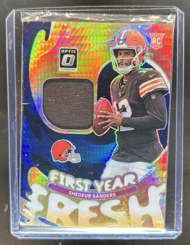 2025 Donruss Optic Shedeur Sanders Blue Hyper (RAW)