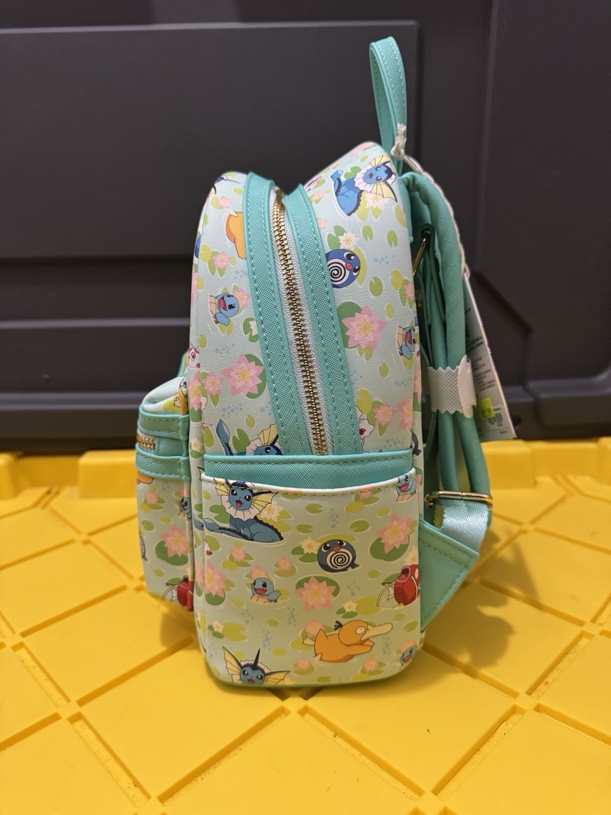 Loungefly: Pokémon - Water Type Lily Pad Allover Print Mini Backpack image 2