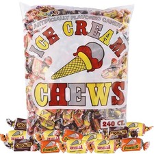 Albert's Chews 240 Count Candy- Ice cream - pack of 1 bag