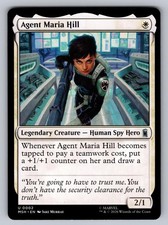 Agent Maria Hill 2 Uncommon Marvel Super Heroes Magic: The Gathering LP