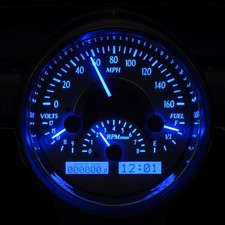 Dakota Digital VHX Series Direct-Fit Analog Gauge Systems VHX-57C-S-B