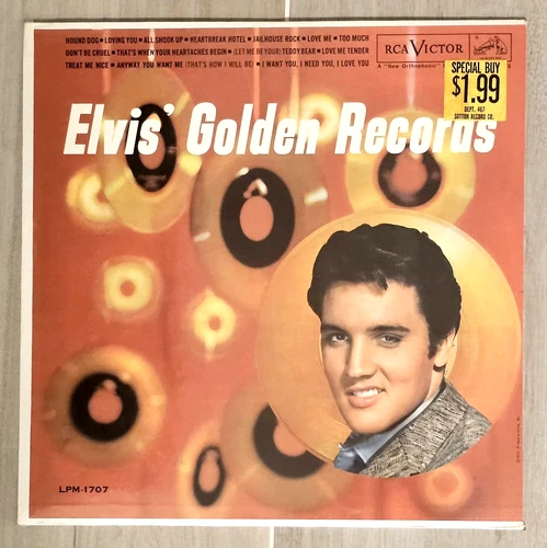 ELVIS PRESLEY Elvis' Golden Records ORIGINAL 1964 FACTORY SEALED MONO PRESSING