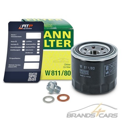 MANN ÖLFILTER+ÖLABLASS-SCHRAUBE FÜR HYUNDAI MATRIX 1.6 1.8 PONY S COUPE