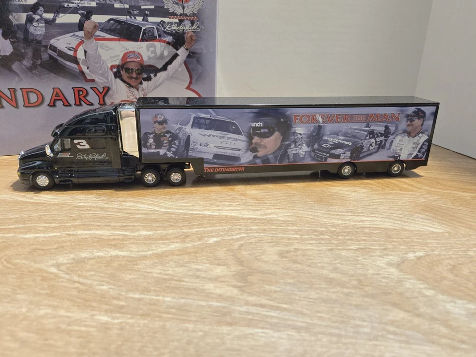 2002 #3 Dale Earnhardt GM Goodwrench "Forever The Man" Souvenir Rig Hauler - Image 2 of 4