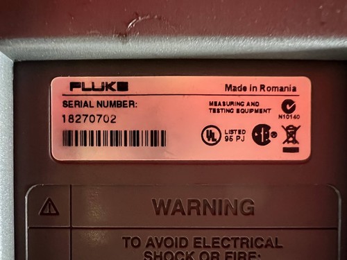 Fluke 199C Scopemeter with Full Accessories, 200MHz, 2CH, 2.5GSa/s, 18270702 - Picture 8 of 11