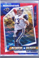 2021 Rookies & Stars Kurt Warner #AB-28 Rams Airborne Red Wave
