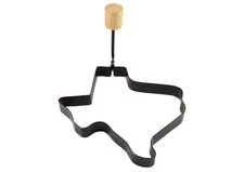 R&M International Non-Stick Texas Shaped Egg Fry and Pancake Ring with Handle