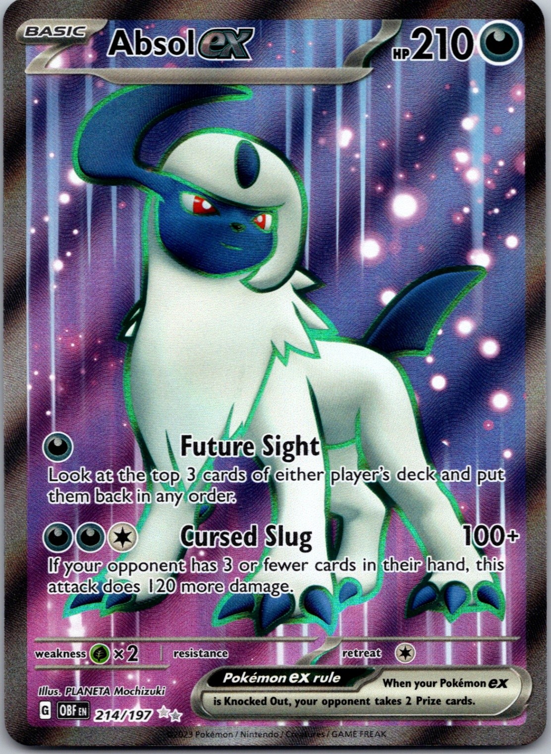 Absol ex SV03: Obsidian Flames 214/197 NM