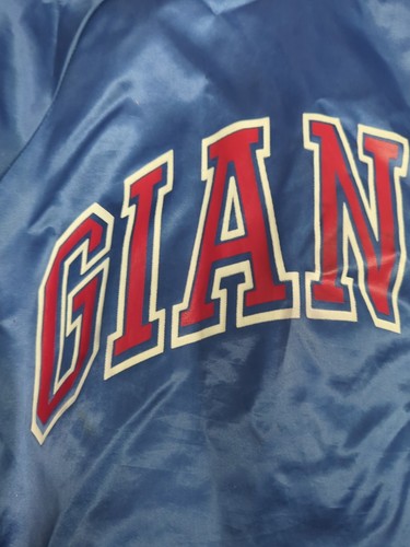 Vintage NFL Chalk-Line NEW YORK GIANTS Satin Windbreaker Bomberjacke Gr. Small - Bild 13 von 23