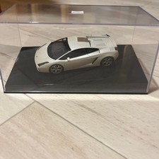 AUTOart 1/43 Lamborghini Gallardo White Clear Case
