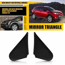 Pair For Rav4 2013-2018 Rearview Toyota Side Mirror Triangle Corner Cover Trim Pair For Rav4 2013-2018 Rearview Toyota Side Mirror Triangle Corner Cover Trim