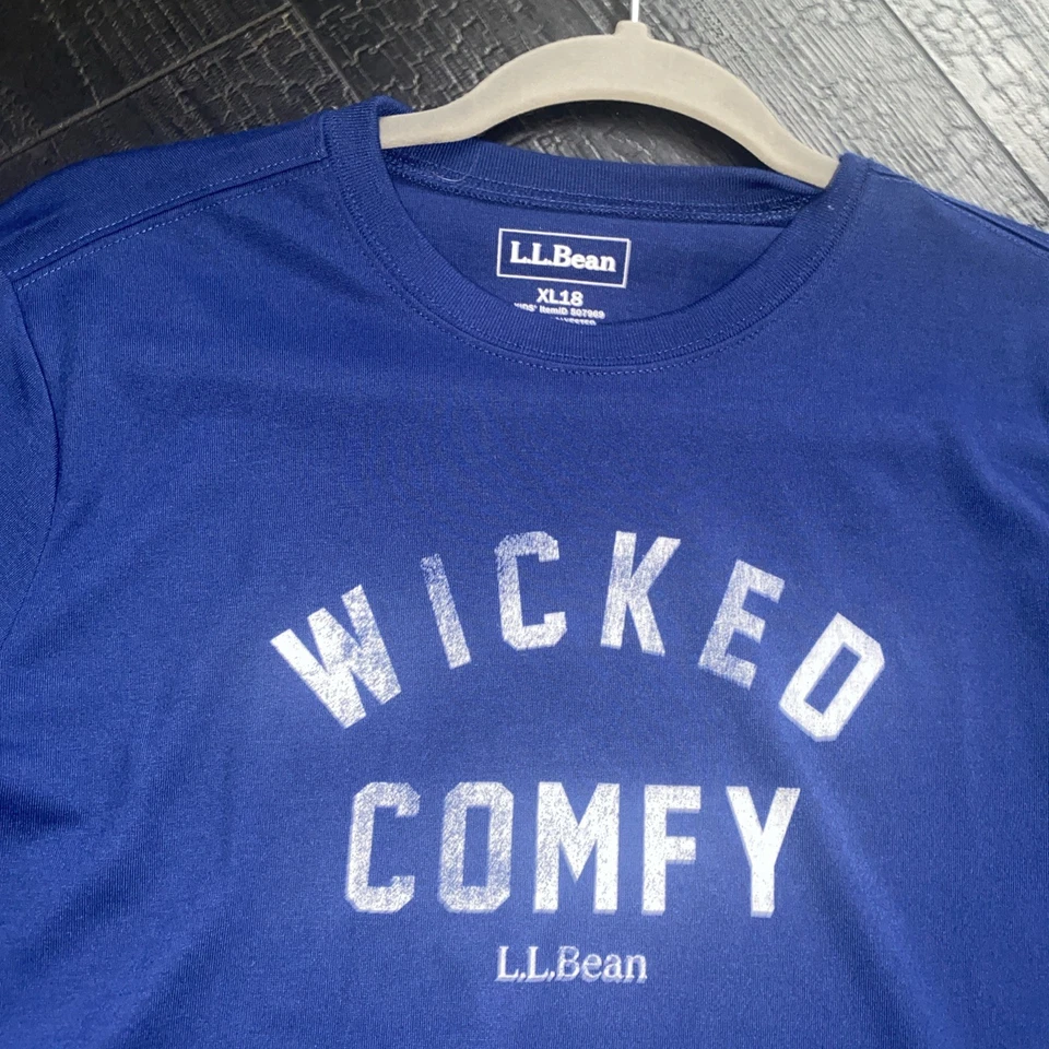 L.L. Bean Kids 男孩 XL 18 睡衣套装邪恶舒适假日格子全新无标签 — 第 2/4 张图片