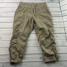 The North Face Aphrodite Hiking Outdoor Jogger Capris Pants Women's Medium Beige