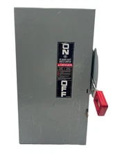 GE TH3222 Safety Disconnect Switch 60A 2P 240V Type 1 Encl 60 Amp 2 Pole New