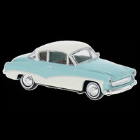 Wartburg 311 Coupe, Hellblau/Weiss, H0 Auto Modell 1:87, Brekina 27161