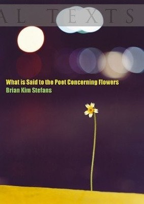 WHAT IS SAID TO THE POET CONCERNING FLOWERS By Brian Kim Stefans **Excellent**