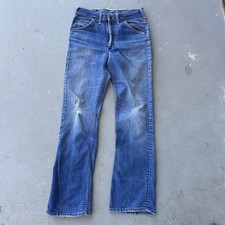Vtg 1960s Lee Riders Sanforized Denim Jeans 29x31 Union Made True Vintage Denim