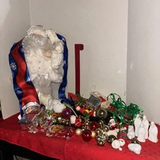 Christmas Lot of Decor - Ornaments Estate Find #112025