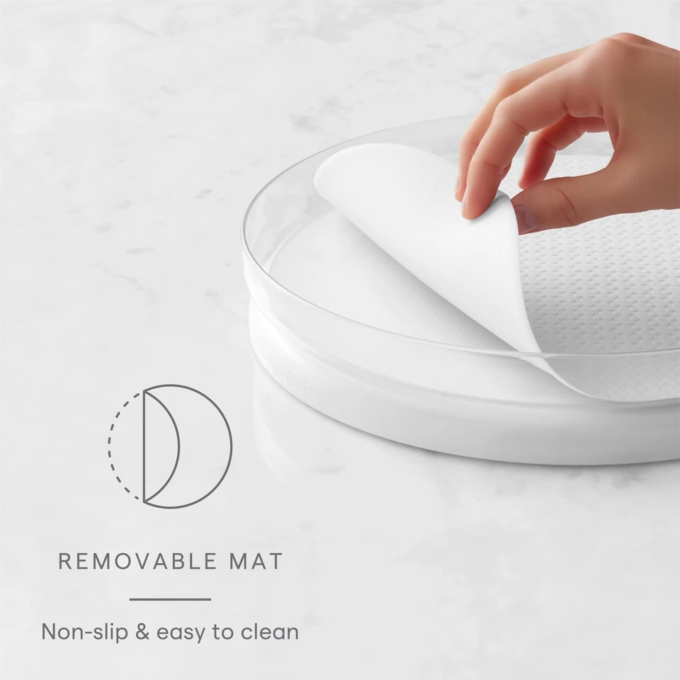 Проигрыватель FridgeView Fridge с ковриком, органайзер Lazy Susan для холодильника S... - Изображение 2 из 4