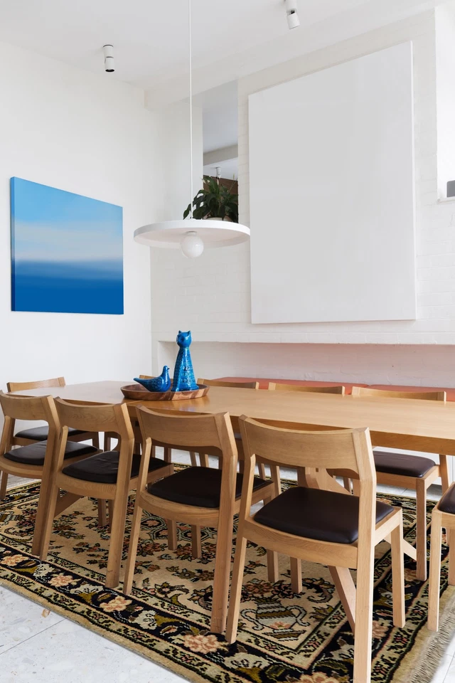 Vintage Oriental Hand-Knotted Carpet 3'5" x 5'0" Traditional Wool Area Rug - Image 2 of 4