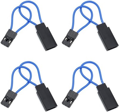 4 Stück RC Empfänger Universal Binde Stecker Kabel für Flysky FS-GR3E FS-IA6B Spektrum A