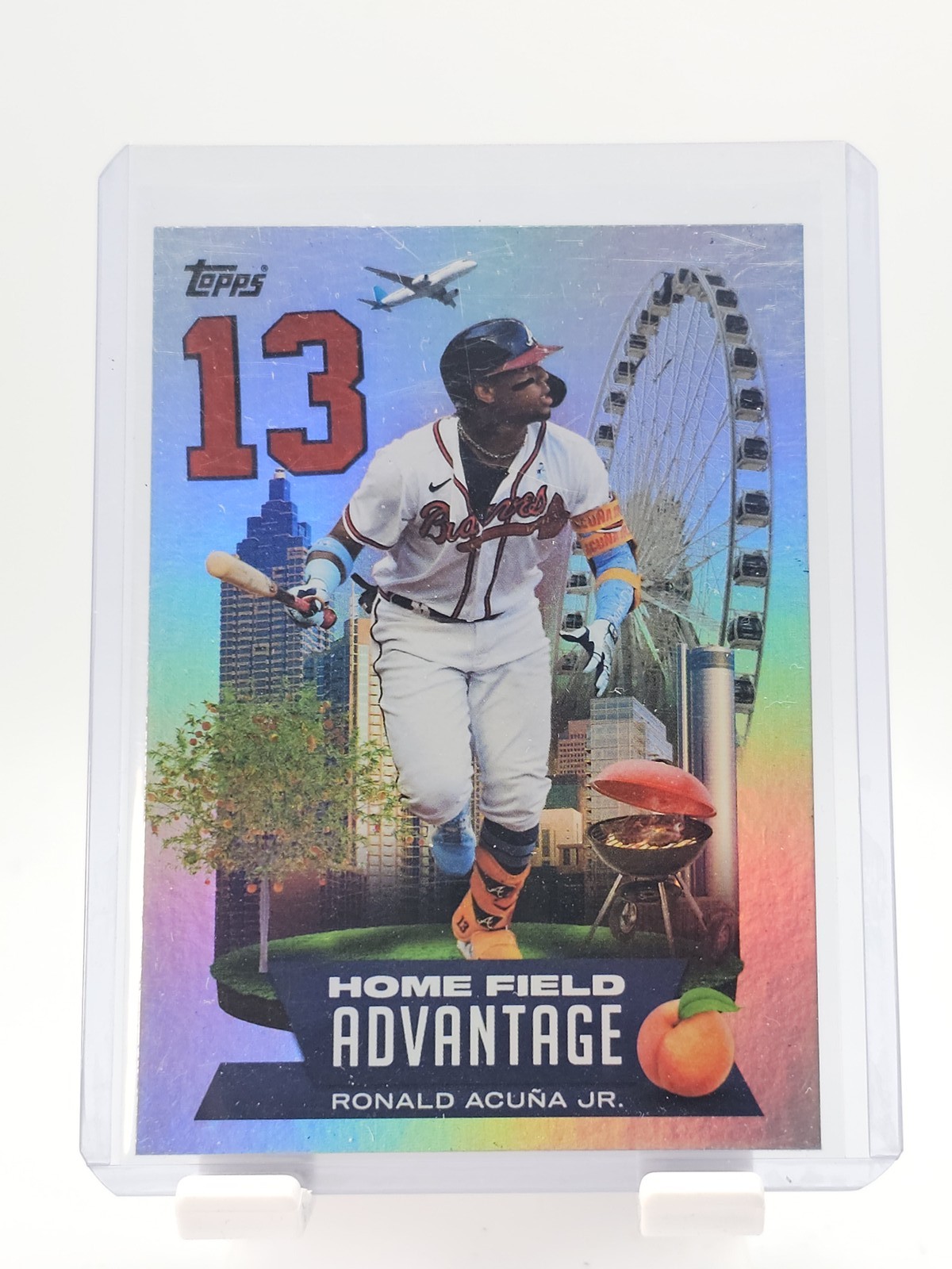 RONALD ACUNA JR 2022 TOPPS SERIES 1 HOME FIELD ADVANTAGE #HA-2 BRAVES Q1739