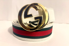 Gucci - MENS BELT Gold Buckle -SIZE 40