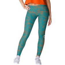 FOCO NFL Dolphins Teal and Orange Women's Leggings