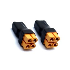 XT60 Parallel Connector 1Male To 2Female Plug Adapter RC Lipo Battery 2 PCS