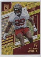 2022 Panini Donruss Elite Rookies Yellow 57/75 Rachaad White #114 6k2