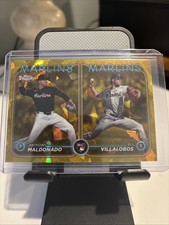 2024 Topps Chrome Update Sapphire Gold Anthony Maldonado Eli Villalobos /50
