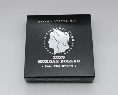 2023-S Morgan Silver Dollar $1 US Mint Proof Coin .999 Box & COA NEW
