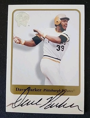 2001 Fleer Greats of the Game Autograph Dave Parker PITTSBURGH PIRATES  HOFer !