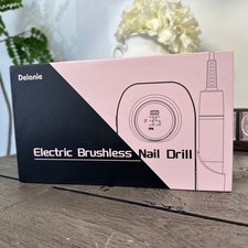 Delanie Portable Professional Brushless Nail Drill, 35000 RPM, Rechargeable