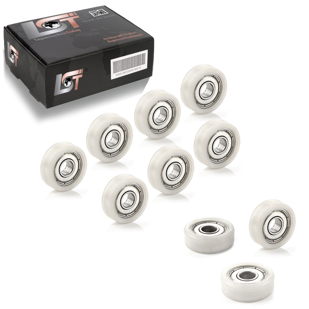 10x Sliding Door Rollers Guide Rollers Ball Bearings for OPEL VIVARO