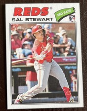 2026 Topps Heritage #221 Sal Stewart Rookie