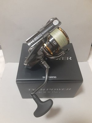 Shimano Twin Power 4000XG Spinning Reel Silver Gold High Performance