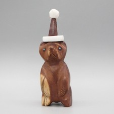 ZUNI FETISH-CEDAR SANTA BEAR FETISH by BRANDON PHILLIPS-NATIVE AMERICAN