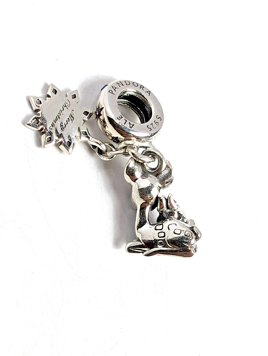 Authentic Pandora Charm, Disney Bambi and Thumper Dangle