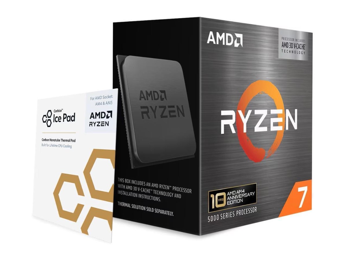 AMD Ryzen 7 5800X3D 10th Anniversary Edition - Ryzen 7 5000 Series
