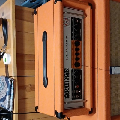 Orange Super Crush 100, 100W Solid State Amp Head 2-Channel