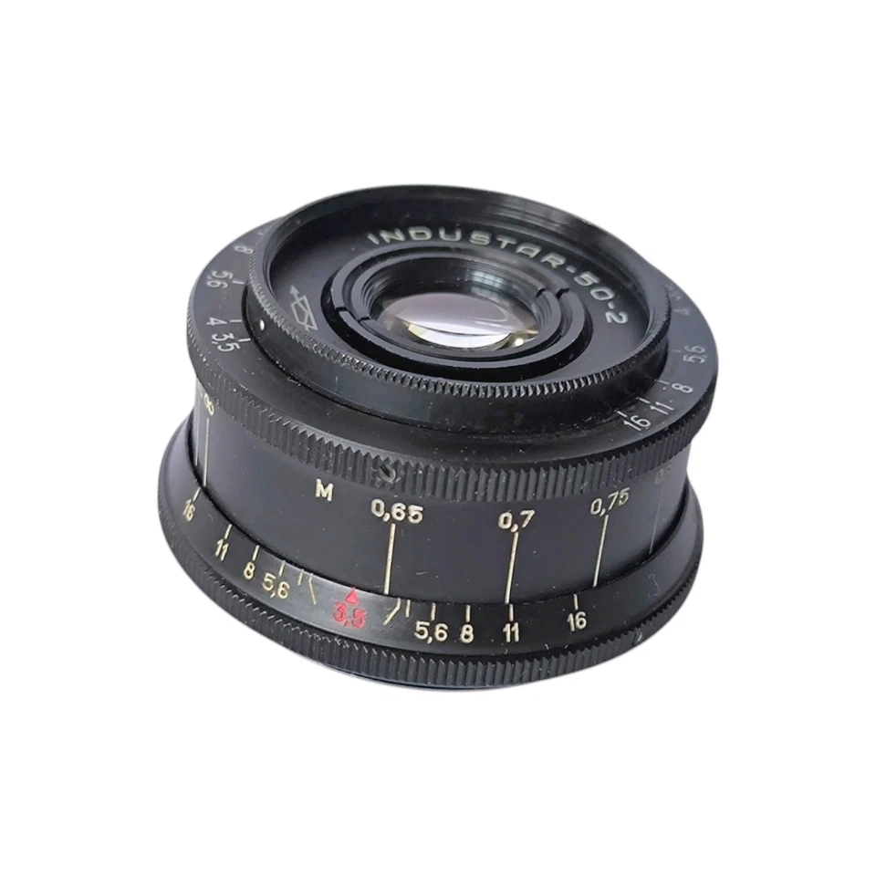 Industar 50-2, 3,5/50mm, Soviet Russian Lens, M39 Mount, Great Condition, Cap - Imagen 2 de 4