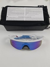 Oakley Youth Fit Sunglasses OJ9010-0723 Resistor XS White Blue Mirror Kids Size