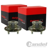 2X Metzger RADLAGER-SATZ Hinten Passend FÜR Honda Civic Links+Rechts | WM 6839